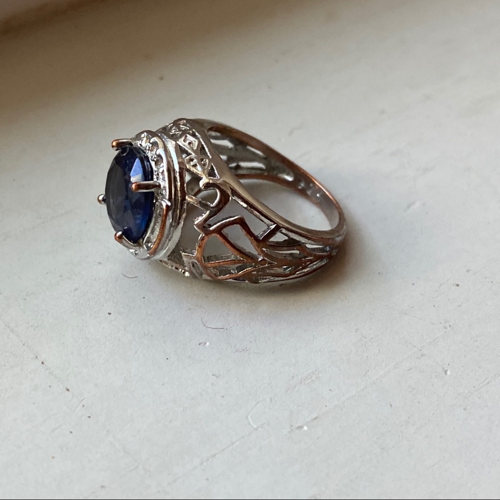 .925 Lovely Silver Ring - image 2